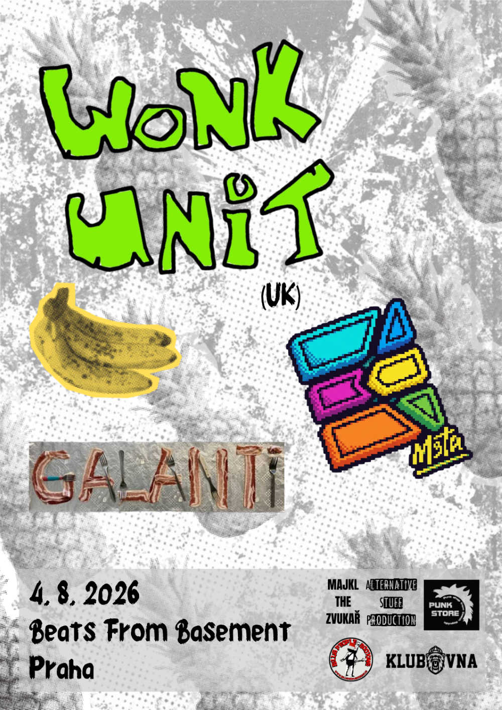 4. 8. 2026 WONK UNIT Praha